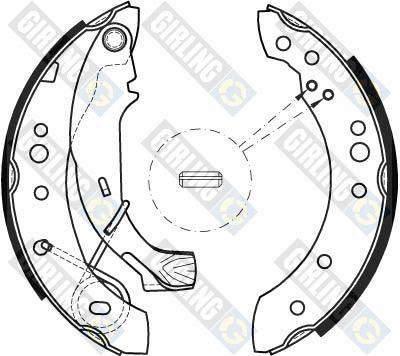 5184671 GIRLING Комплект тормозных колодок (фото 2)