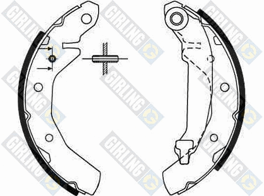 5186469 GIRLING Комплект тормозных колодок (фото 1)