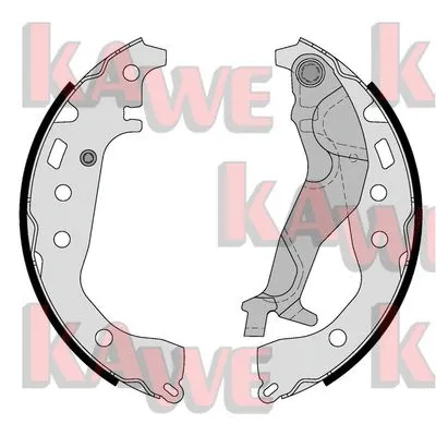 01199 KAWE Комплект тормозных колодок (фото 1)