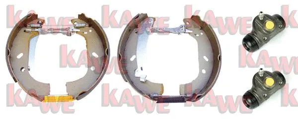OEK328 KAWE Комплект тормозных колодок (фото 1)