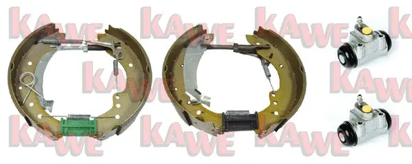 OEK349 KAWE Комплект тормозных колодок (фото 1)