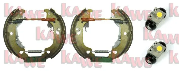 OEK520 KAWE Комплект тормозных колодок (фото 1)