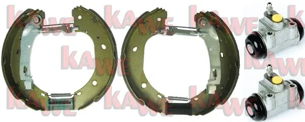 OEK571 KAWE Комплект тормозных колодок (фото 1)