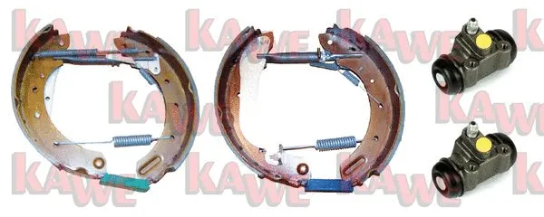OEK592 KAWE Комплект тормозных колодок (фото 1)