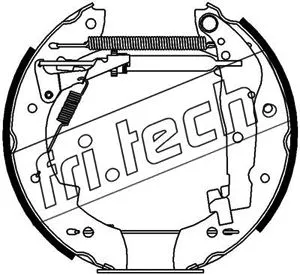 16125 FRI.TECH. Комплект тормозных колодок (фото 1)