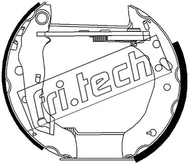 16483 FRI.TECH. Комплект тормозных колодок (фото 1)