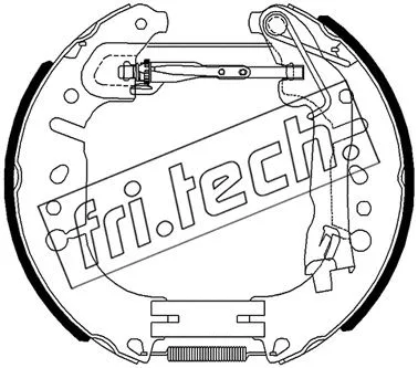 16490 FRI.TECH. Комплект тормозных колодок (фото 1)