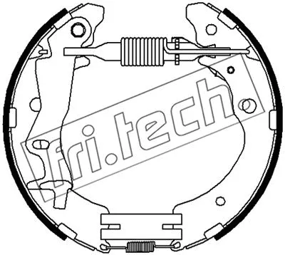 16517 FRI.TECH. Комплект тормозных колодок (фото 1)