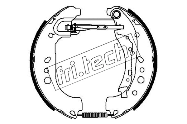 16529 FRI.TECH. Комплект тормозных колодок (фото 1)