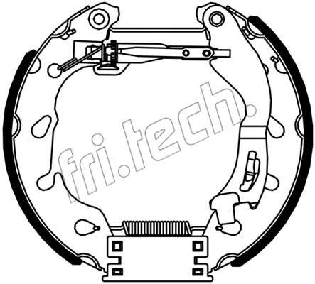 16551 FRI.TECH. Комплект тормозных колодок (фото 1)