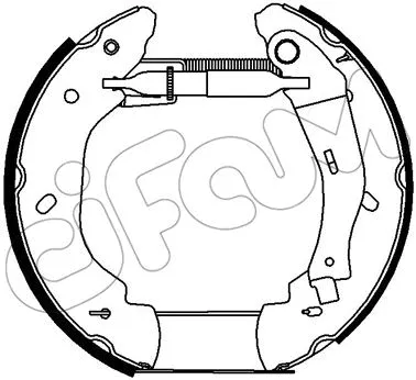 151-272 CIFAM Комплект тормозных колодок (фото 1)