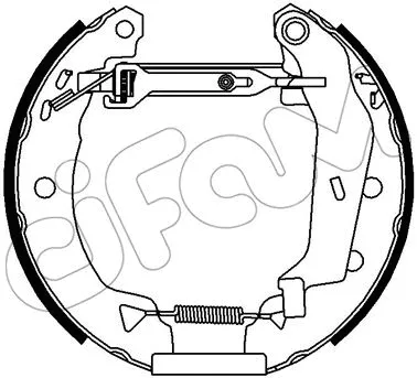 151-403 CIFAM Комплект тормозных колодок (фото 1)