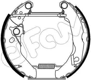 151-409 CIFAM Комплект тормозных колодок (фото 1)