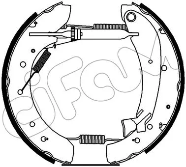 151-427 CIFAM Комплект тормозных колодок (фото 1)