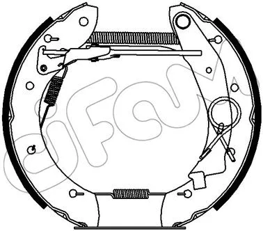 151-430 CIFAM Комплект тормозных колодок (фото 1)
