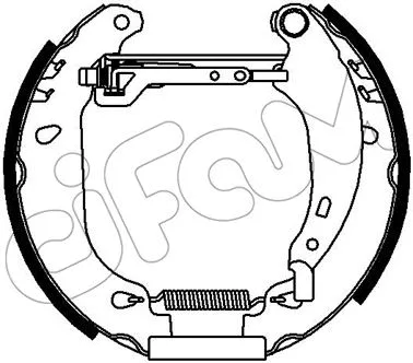 151-435 CIFAM Комплект тормозных колодок (фото 1)