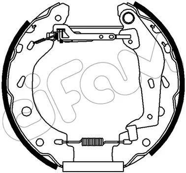 151-438 CIFAM Комплект тормозных колодок (фото 1)