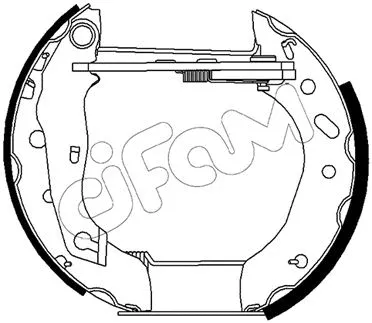151-483 CIFAM Комплект тормозных колодок (фото 1)