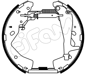 151-556 CIFAM Комплект тормозных колодок (фото 1)