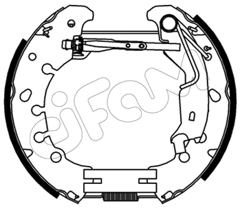 151-557 CIFAM Комплект тормозных колодок (фото 1)