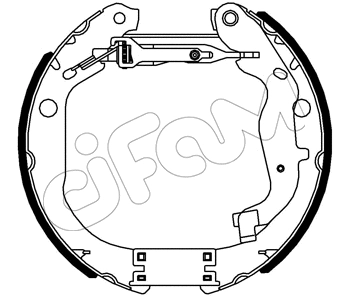 151-558 CIFAM Комплект тормозных колодок (фото 1)