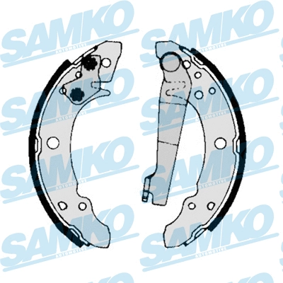 80140 SAMKO Комплект тормозных колодок (фото 1)