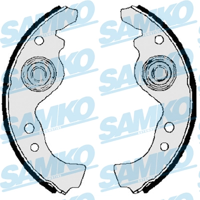 80900 SAMKO Комплект тормозных колодок (фото 1)