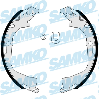 81011 SAMKO Комплект тормозных колодок (фото 1)