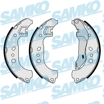 81179 SAMKO Комплект тормозных колодок (фото 1)