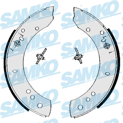 86090 SAMKO Комплект тормозных колодок (фото 1)