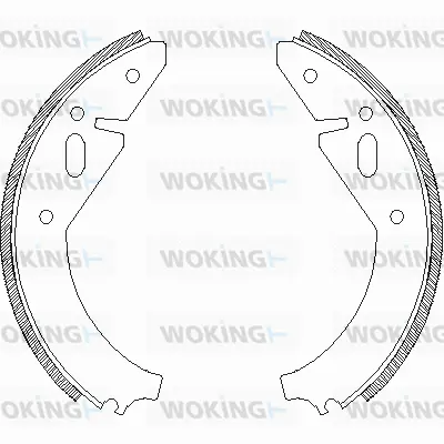 Z4003.00 WOKING Комплект тормозных колодок (фото 1)