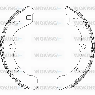 Z4067.00 WOKING Комплект тормозных колодок (фото 1)