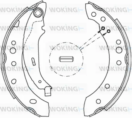 Z4149.02 WOKING Комплект тормозных колодок (фото 1)