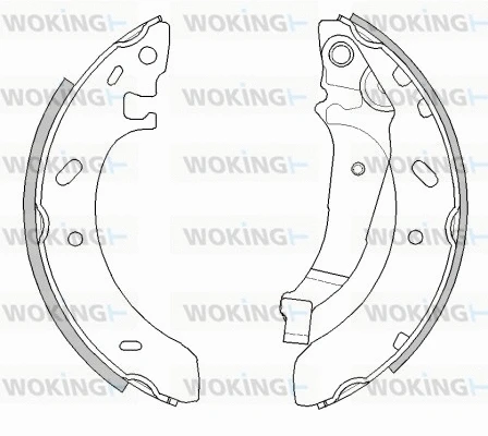 Z4194.02 WOKING Комплект тормозных колодок (фото 1)