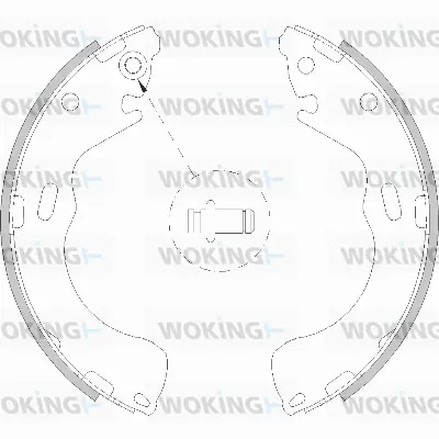 Z4210.00 WOKING Комплект тормозных колодок (фото 1)