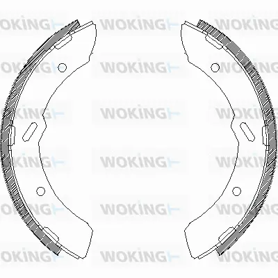 Z4313.00 WOKING Комплект тормозных колодок (фото 1)