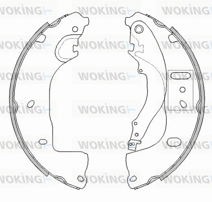 Z4539.00 WOKING Комплект тормозных колодок (фото 1)