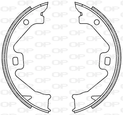 BSA2186.00 OPEN PARTS Комплект тормозных колодок (фото 1)