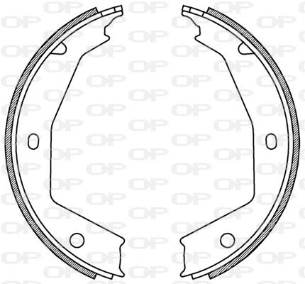 BSA2187.00 OPEN PARTS Комплект тормозных колодок (фото 1)