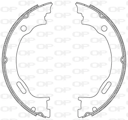 BSA2189.00 OPEN PARTS Комплект тормозных колодок (фото 1)