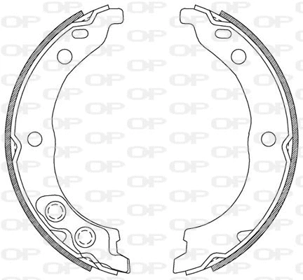 BSA2206.00 OPEN PARTS Комплект тормозных колодок (фото 1)