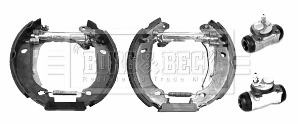 BBS1058K BORG & BECK Комплект тормозных колодок (фото 1)