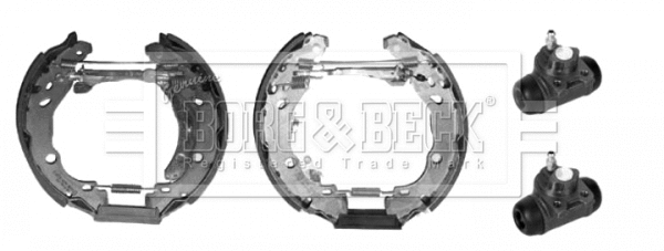 BBS1140K BORG & BECK Комплект тормозных колодок (фото 1)