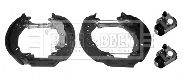 BBS1160K BORG & BECK Комплект тормозных колодок (фото 2)