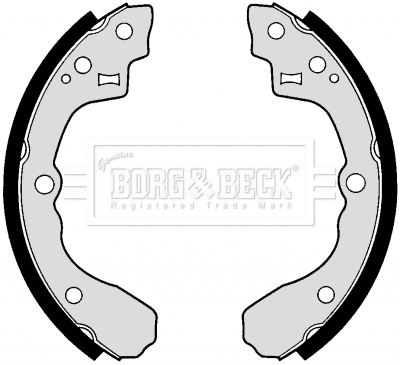 BBS6259 BORG & BECK Комплект тормозных колодок (фото 1)