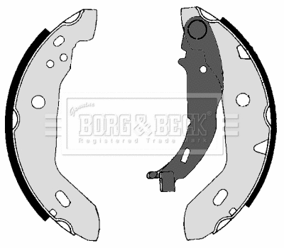 BBS6279 BORG & BECK Комплект тормозных колодок (фото 1)