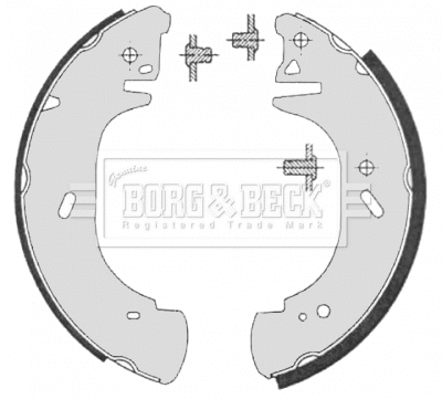 BBS6325 BORG & BECK Комплект тормозных колодок (фото 1)