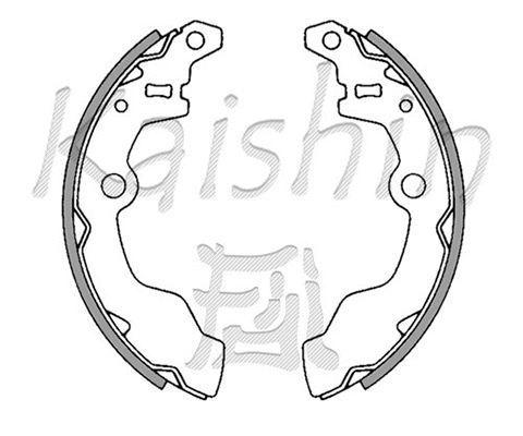 K7728 KAISHIN Комплект тормозных колодок (фото 1)