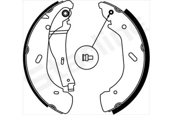 BC 07790 STARLINE Комплект тормозных колодок (фото 1)