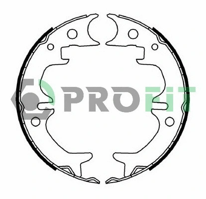 5001-4008 PROFIT Комплект тормозных колодок (фото 1)